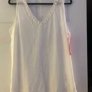 ☀️ White Lilly Pulitzer Gigi Top